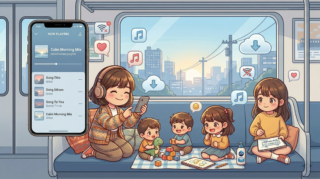 通勤電車の中で最高のBGMを。オフライン再生で通信量ゼロの楽天ミュージック活用術