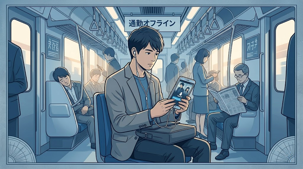 通勤電車でPrime Videoを使い倒す方法——ダウンロード再生活用ガイド